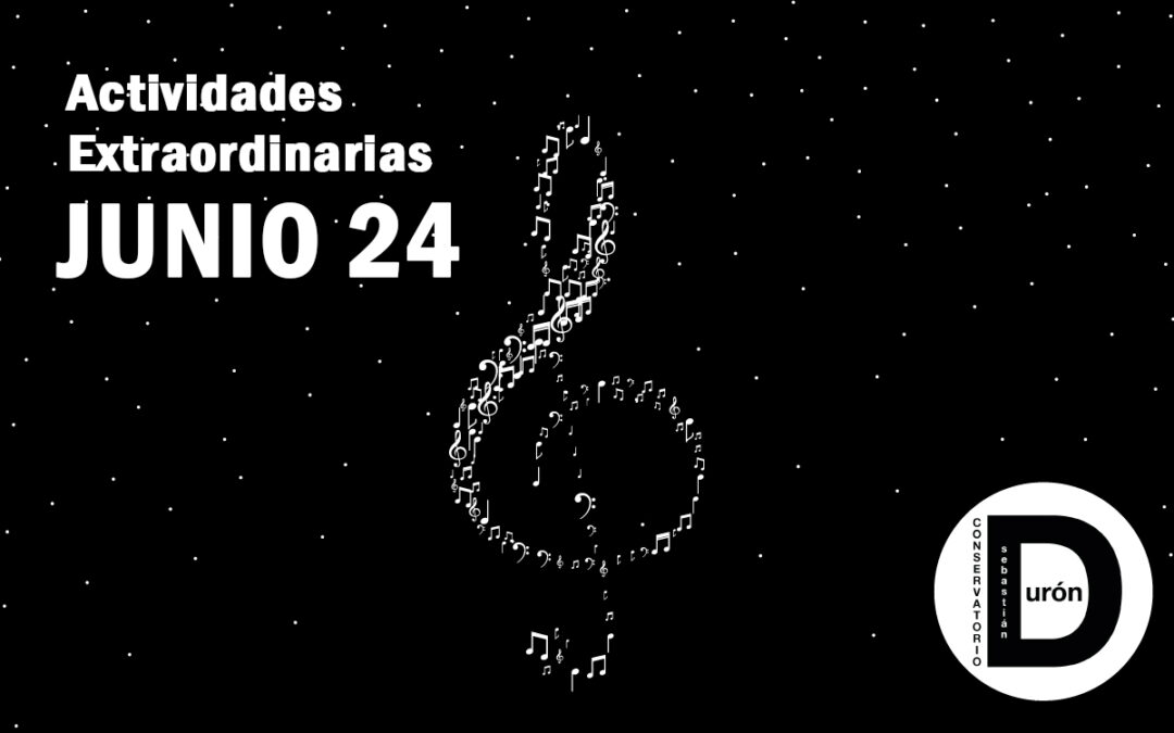 Recitales, audición de coro, encuentro de metales y concierto de piano son las actividades extraordinarias de junio